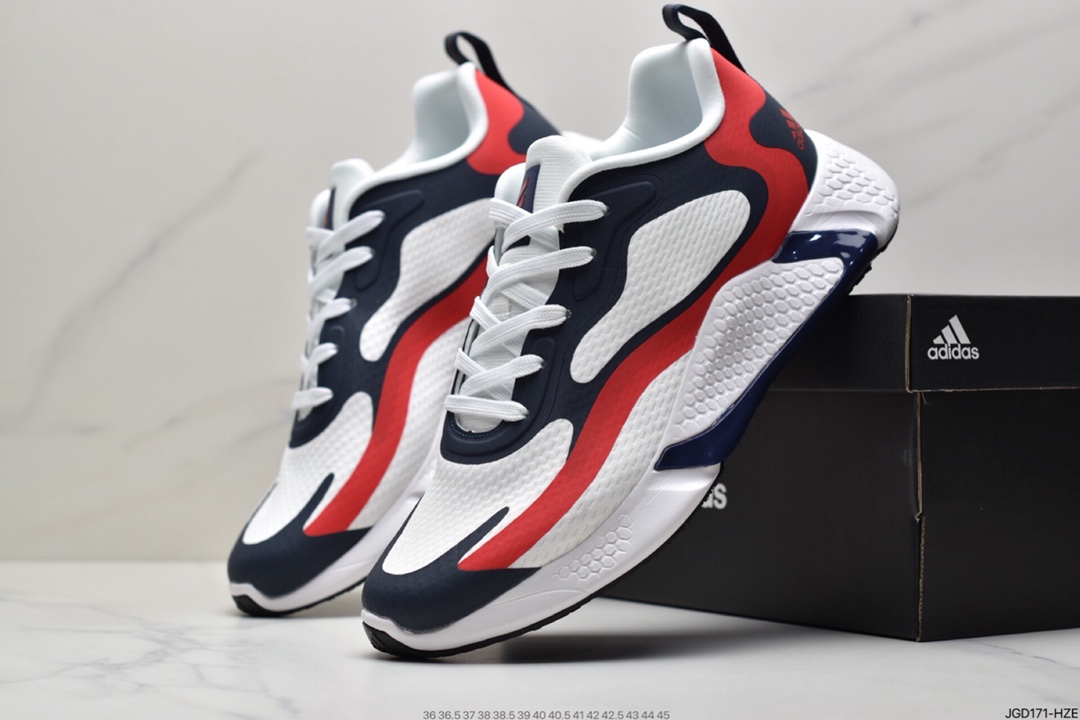 180  Adidas 阿迪达斯 AlphaBounce Beyond m 阿尔法三代 网面休闲跑步鞋 CG5624