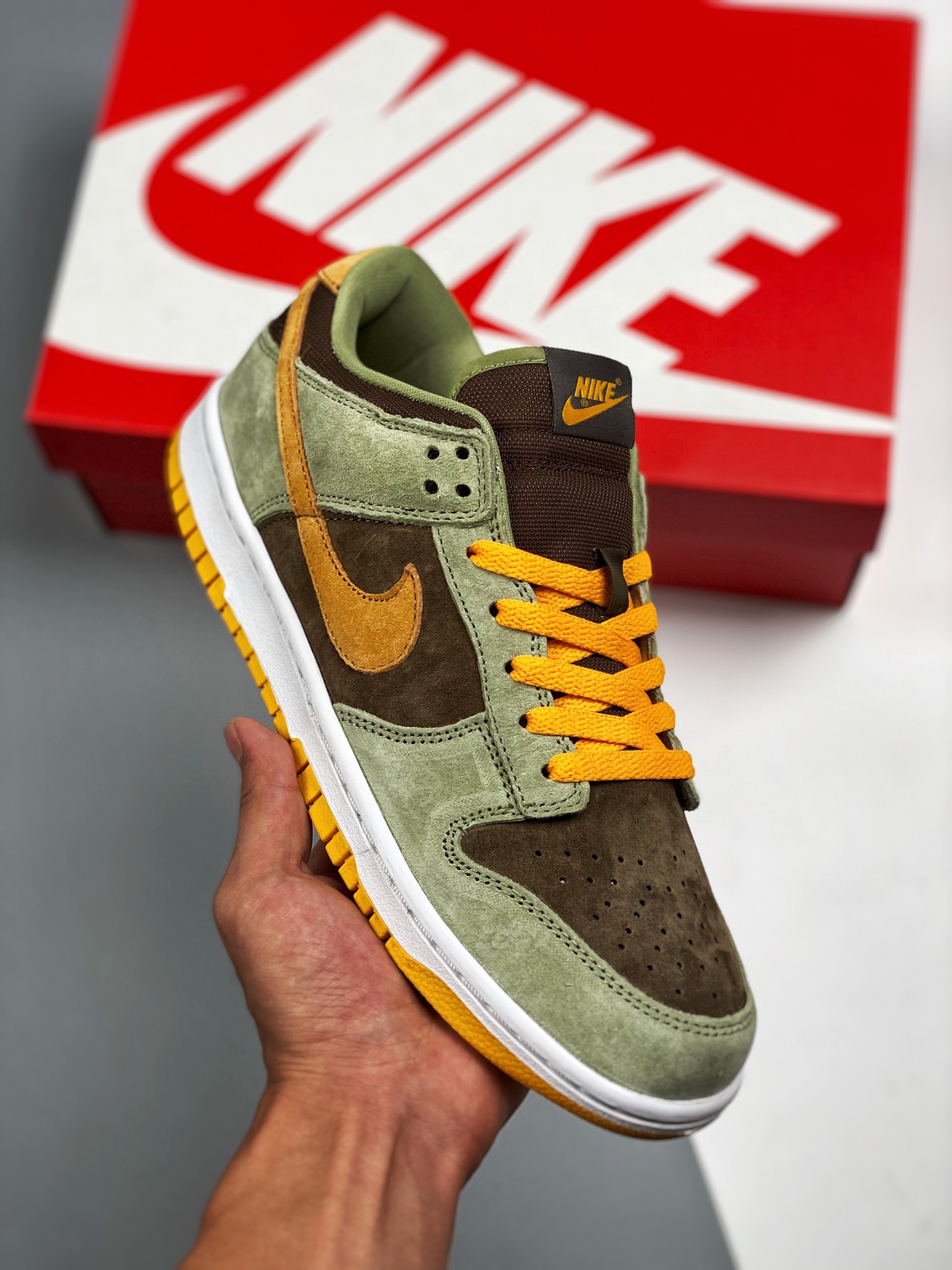 Apoya tienda 3 NK SB Dunk Low SE "Dusty Olive" Patito feo, producción de fábrica grande, ¡muy recomendado! Material de …