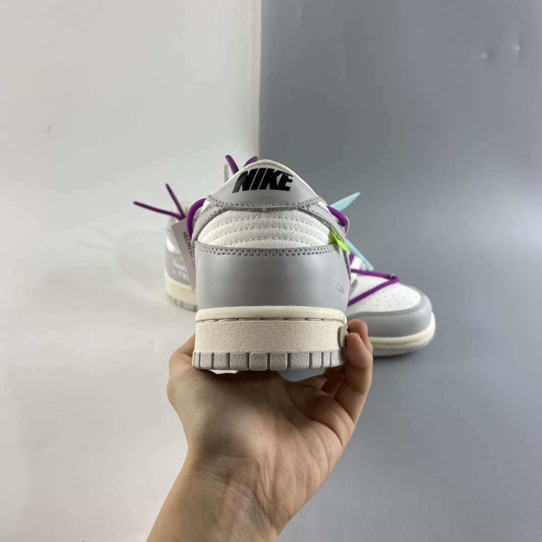 P400  VIRGIL ABLOH设计师独立品牌Off-White x Nike SB Dunk Low”The 50”扣篮系列低帮经典百搭休闲运动板鞋 DM1602-100