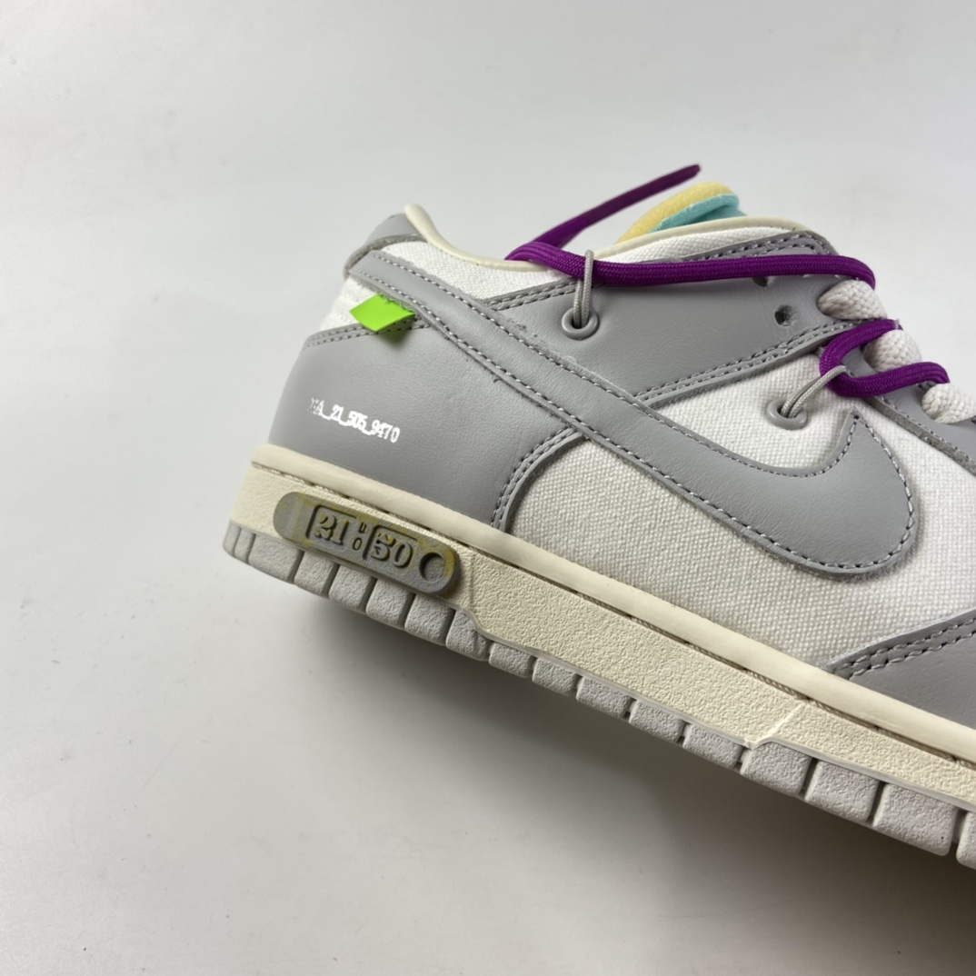 P400  VIRGIL ABLOH设计师独立品牌Off-White x Nike SB Dunk Low”The 50”扣篮系列低帮经典百搭休闲运动板鞋 DM1602-100