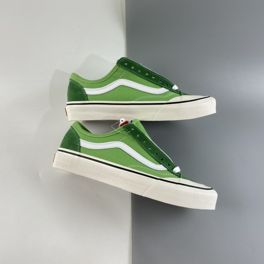 P150  Vans Old Skool 范斯官方 牛油果绿拼色低帮板鞋运动鞋 VN0A4UWI4SY