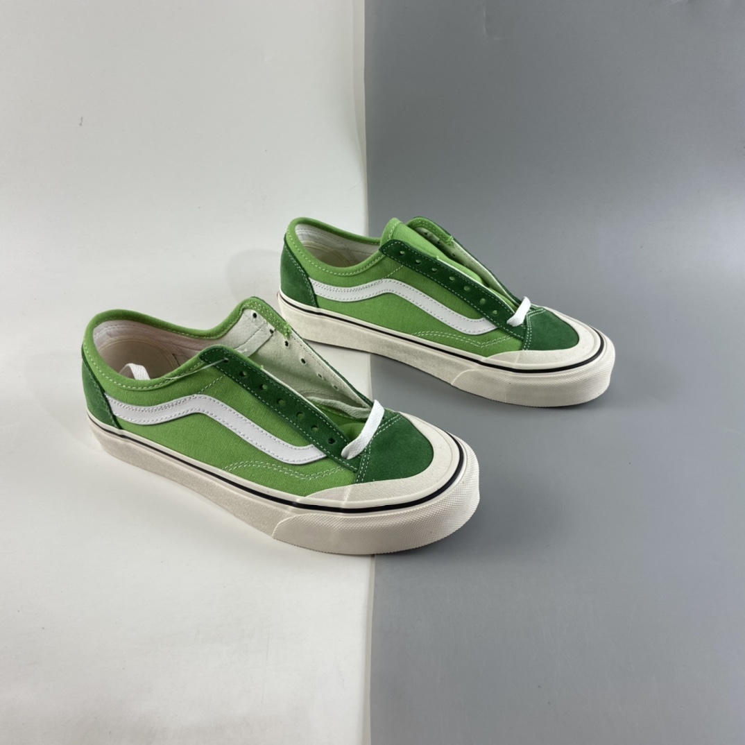 P150  Vans Old Skool 范斯官方 牛油果绿拼色低帮板鞋运动鞋 VN0A4UWI4SY