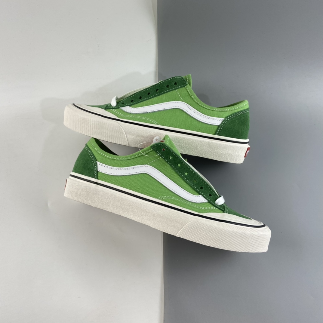 P150  Vans Old Skool 范斯官方 牛油果绿拼色低帮板鞋运动鞋 VN0A4UWI4SY