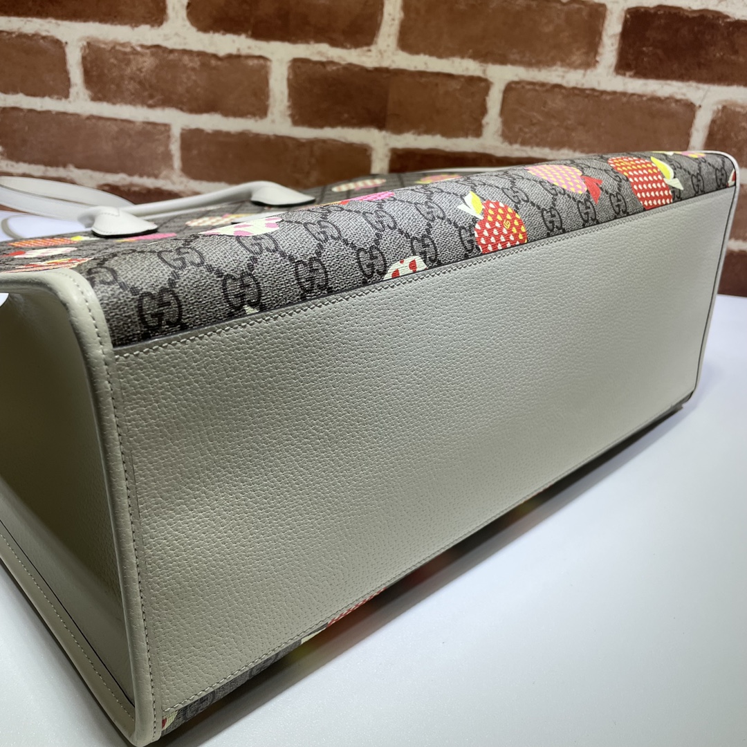 GUCCI古驰心苹果图案大号托特包659980