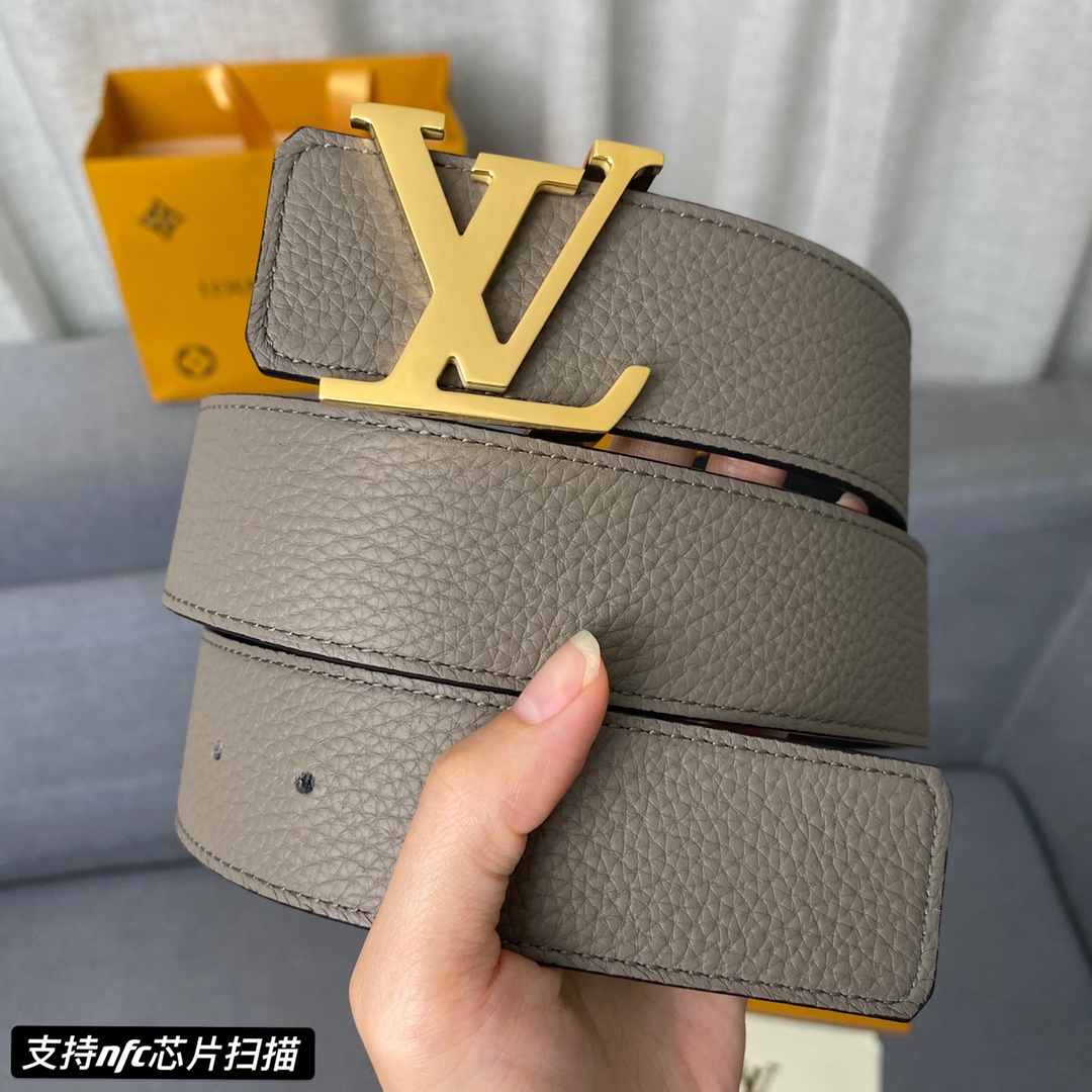 Louis Vuitton Belts Calfskin Cowhide