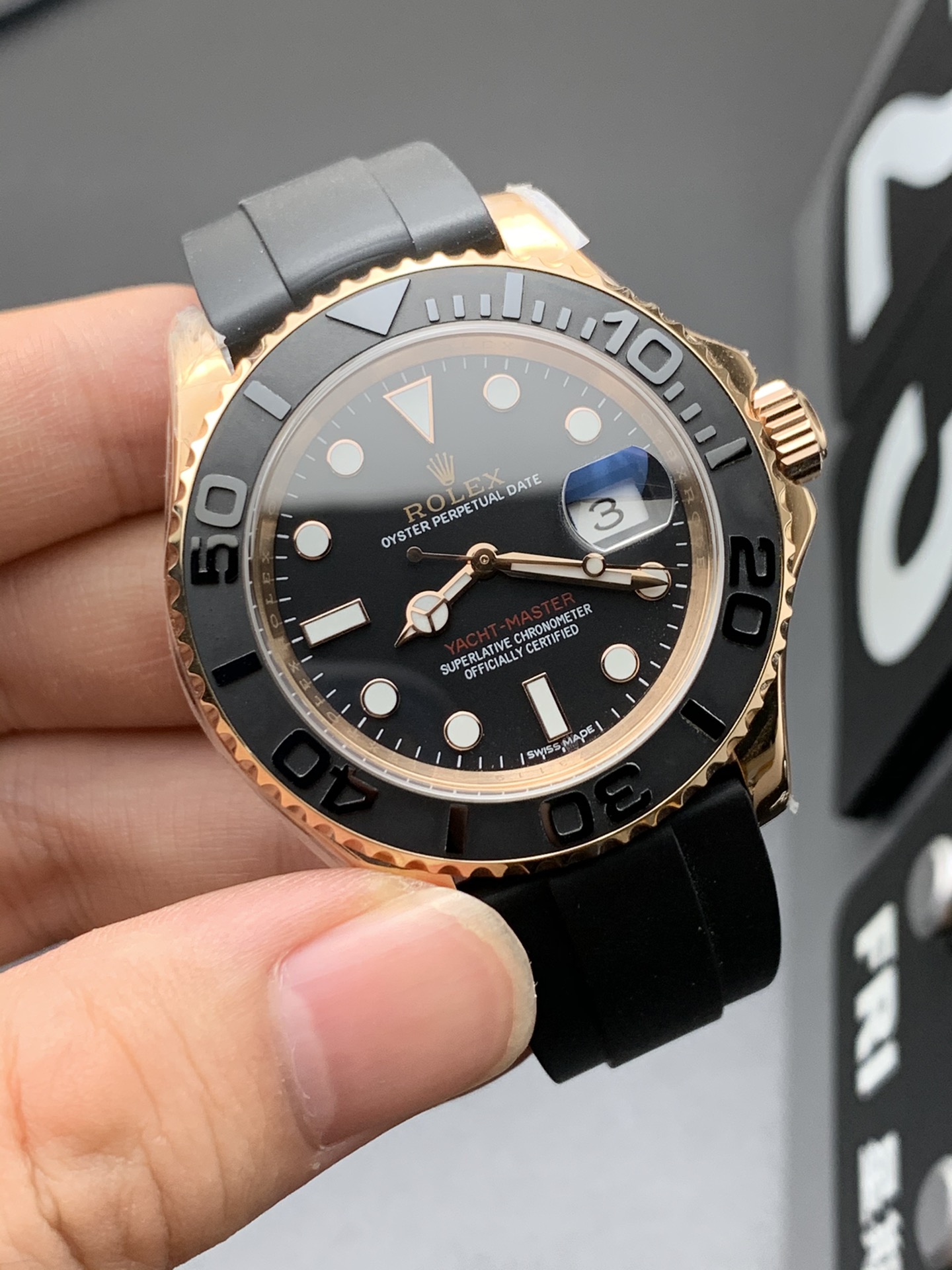 Rolex 3235玫瑰金游艇
