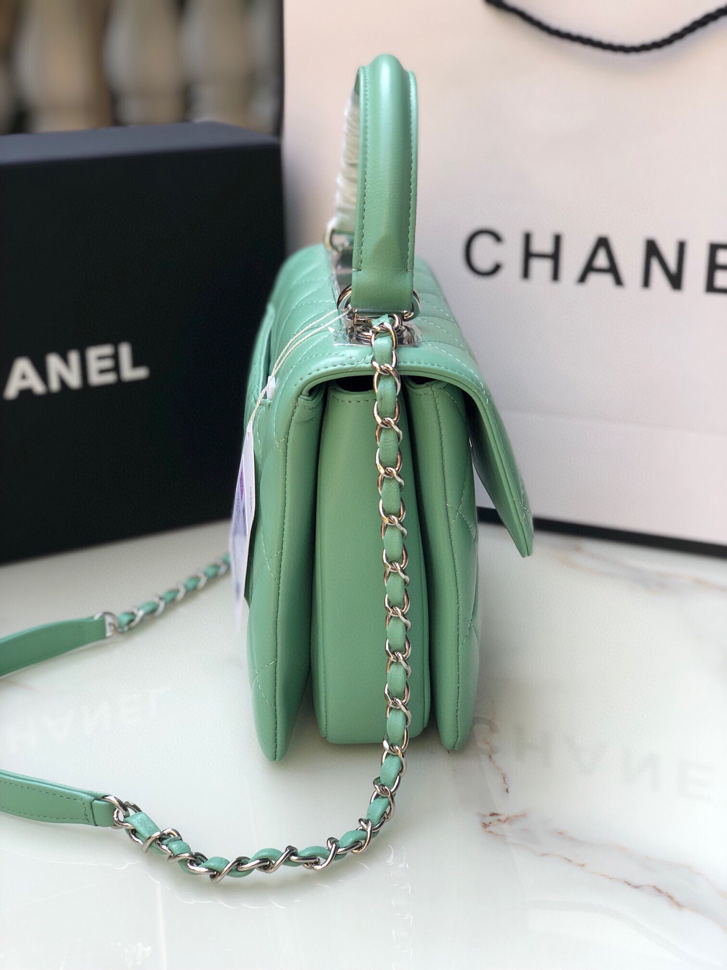 Chanel92236原单质量经典之作华丽与气质的前沿是你意想不到的尊贵皮种:原单进口小羊皮里配原版布五