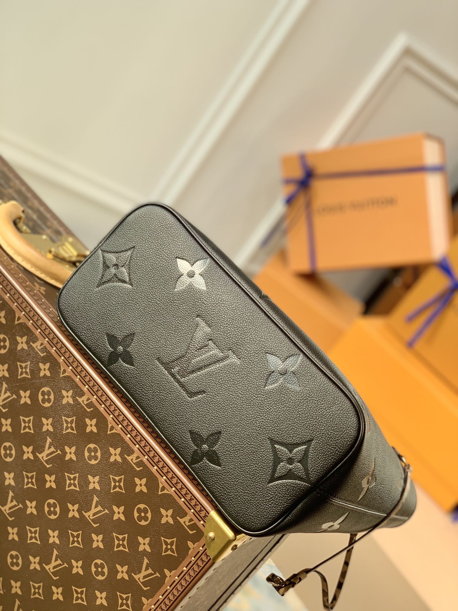 Louis Vuitton LV Neverfull MM tote M45856黑色