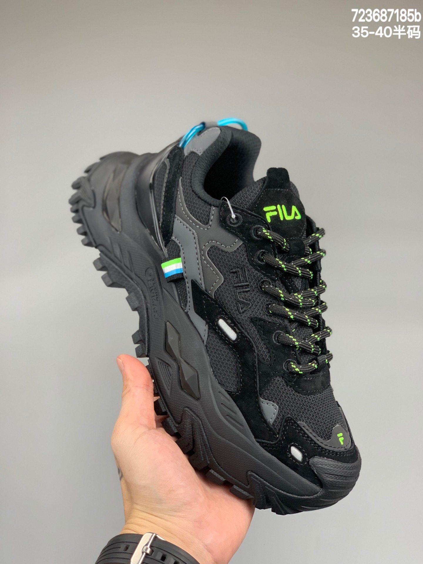 

FILA FUSION斐乐潮牌老爹鞋女夏硬糖鞋
厚底老爹鞋跑步鞋
欧阳娜娜 虞书欣同款
货号：T12W135211FSA
尺码:35.5 36 36.5 37.5 38 38.5 39 40  ID：723687185b