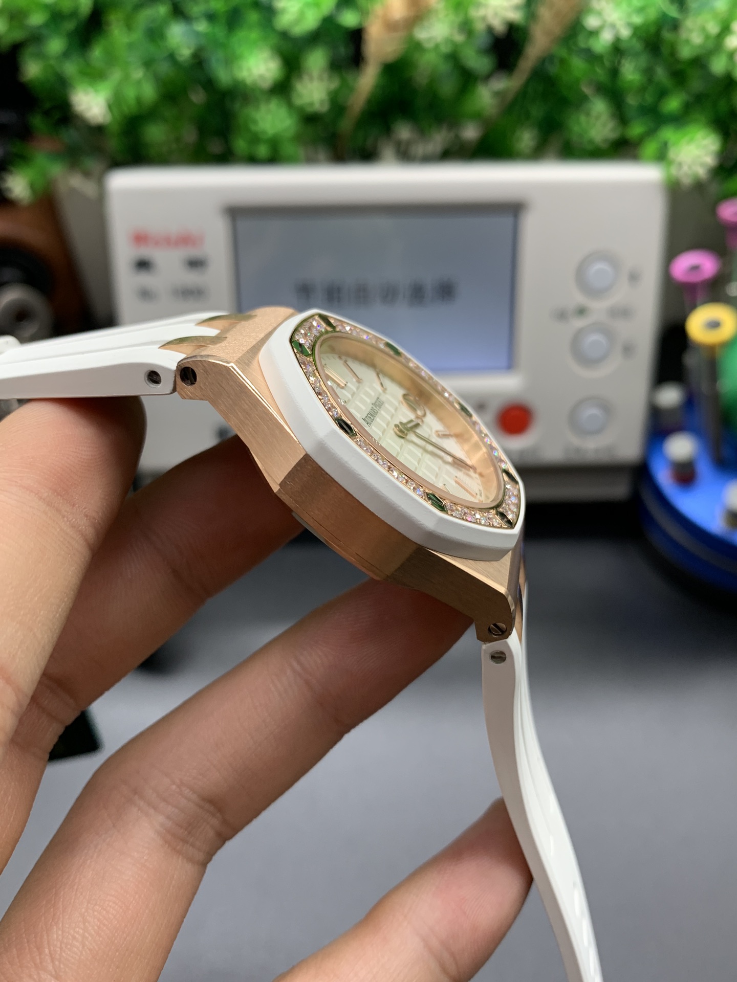 Audemars Piguet Ap factory一款专属女生的爱彼，牛奶白