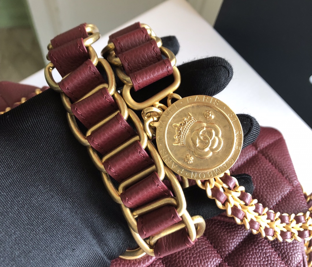 Premium Platinum Edition Chanel ❥2021 Métiers d'Art Gold Coin Bag 6