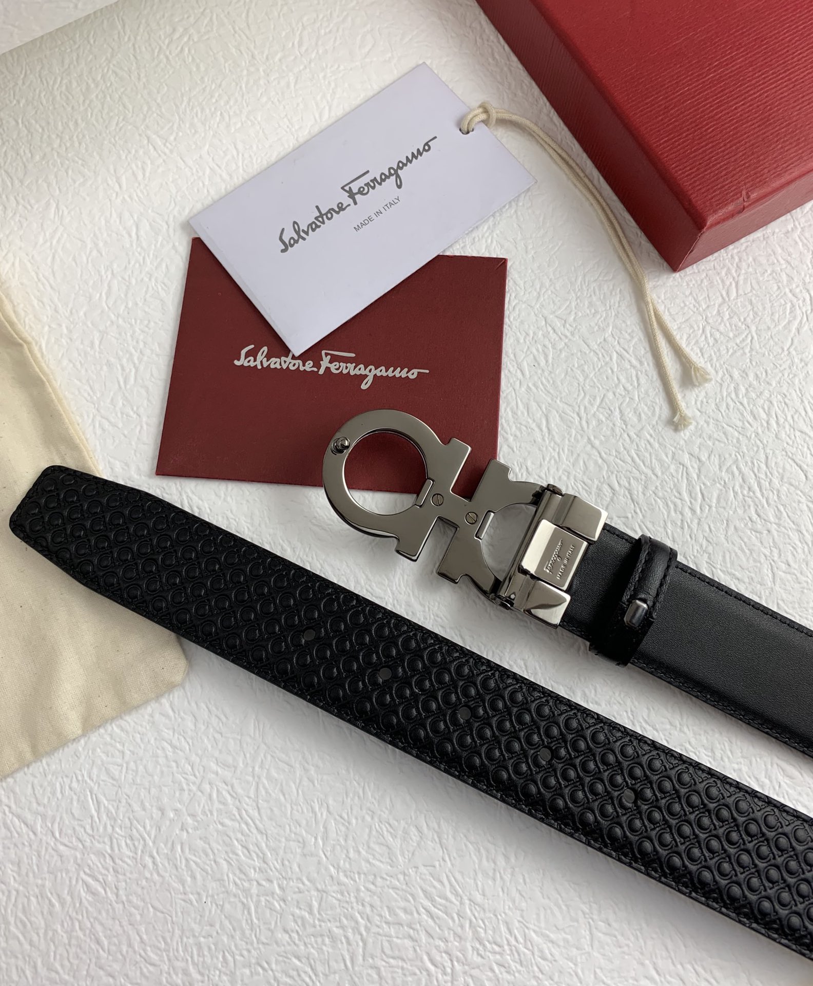 Ferragamo Haute Couture Luxury Atelier Designer Belt Tie Accessories 3
