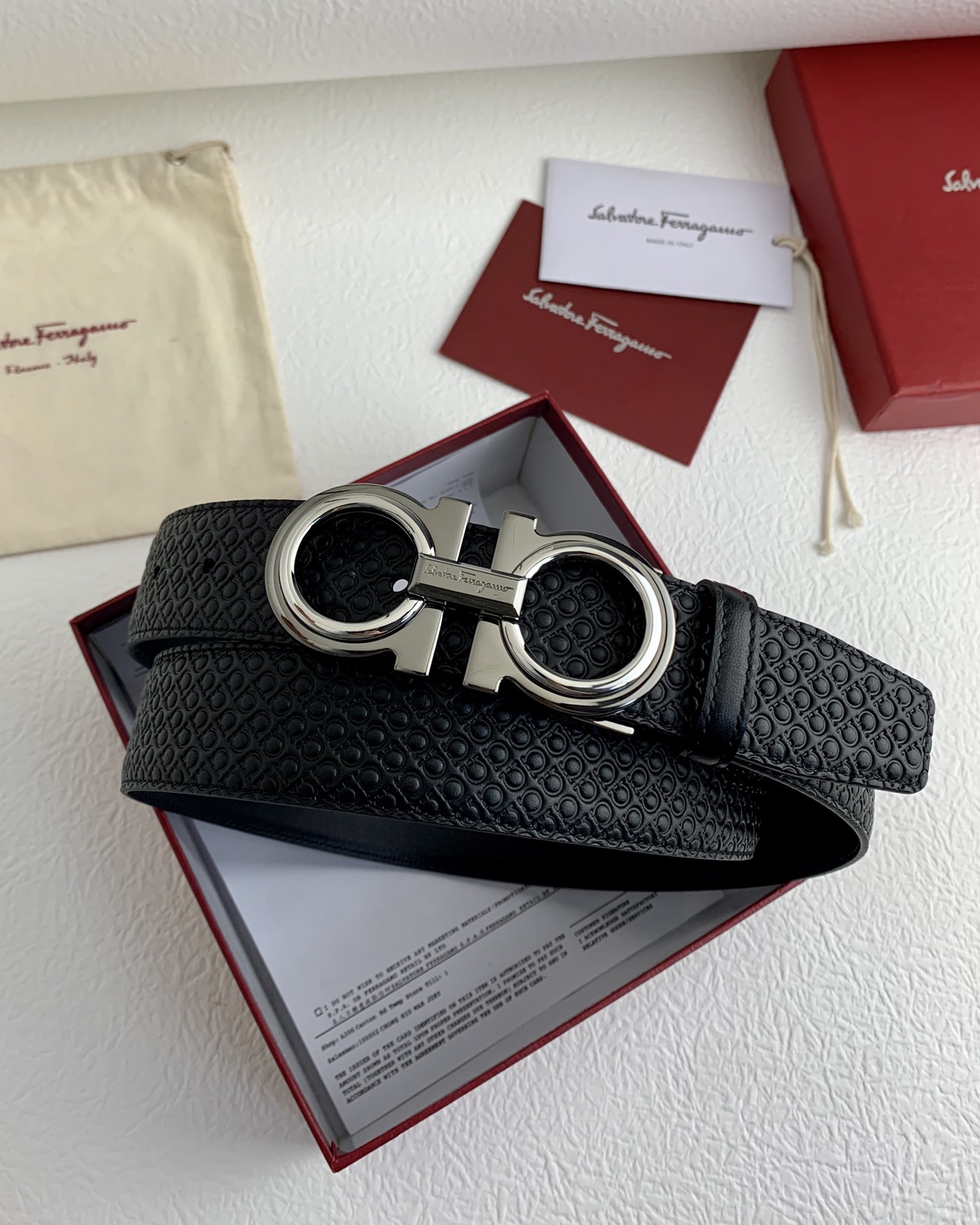 Ferragamo Haute Couture Luxury Atelier Designer Belt Tie Accessories 6