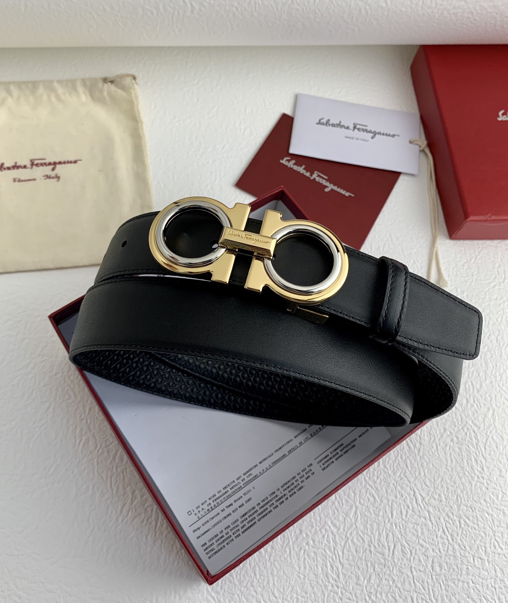 菲拉格慕 Ferragamo 高定典藏奢华工坊高定皮带腰带配饰 #FA89D526 5