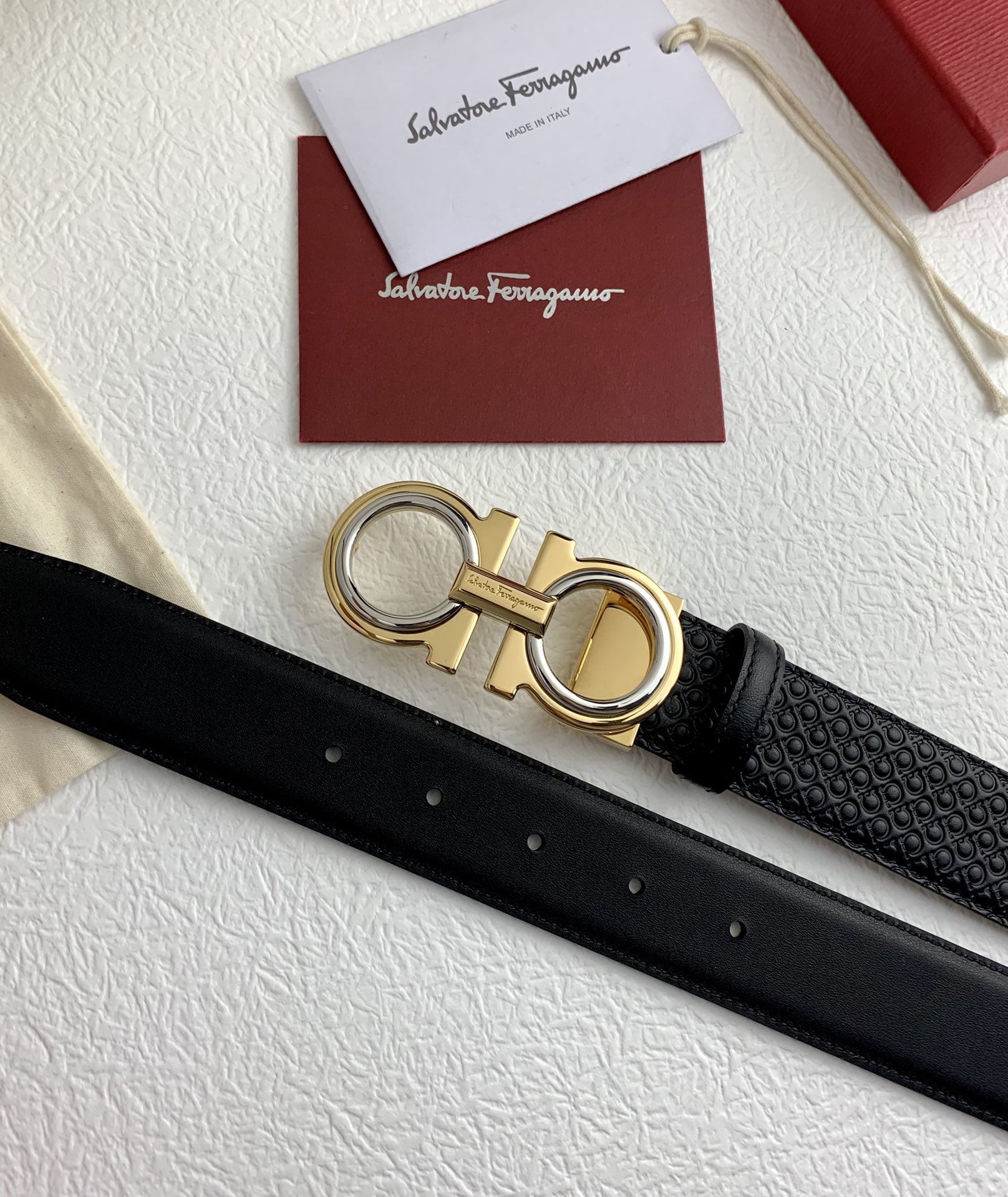 菲拉格慕 Ferragamo 高定典藏奢华工坊高定皮带腰带配饰 #FA89D526 2