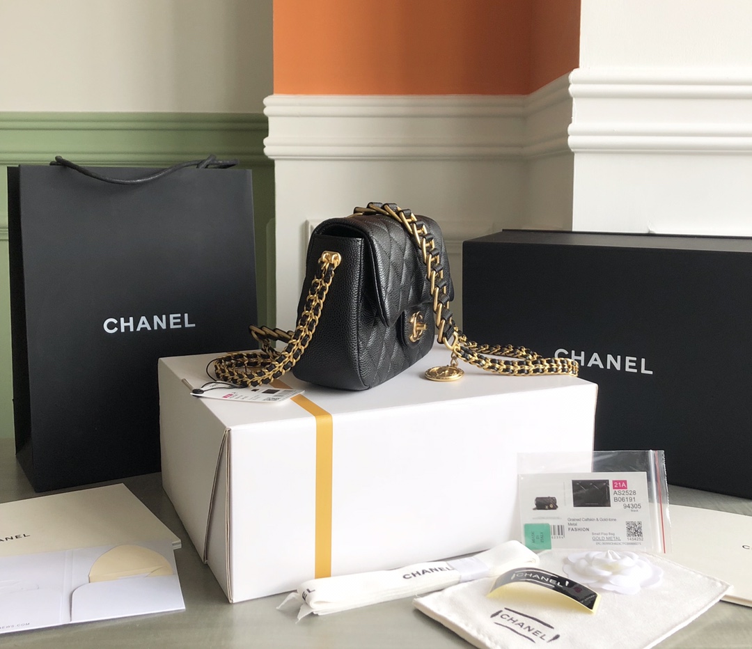 Chanel 2023 Advanced Handmade Gold Coin Bag
