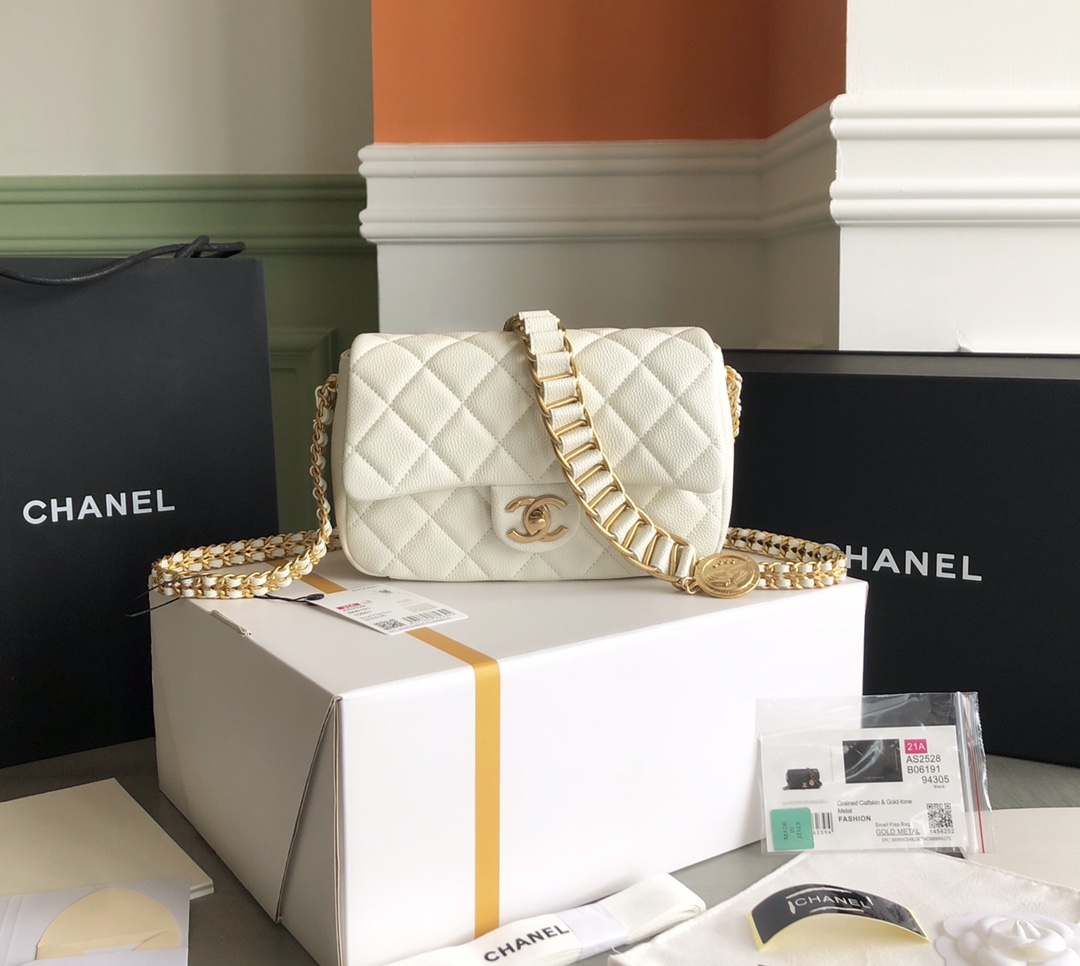 Chanel 2023 Advanced Handmade Gold Coin Bag