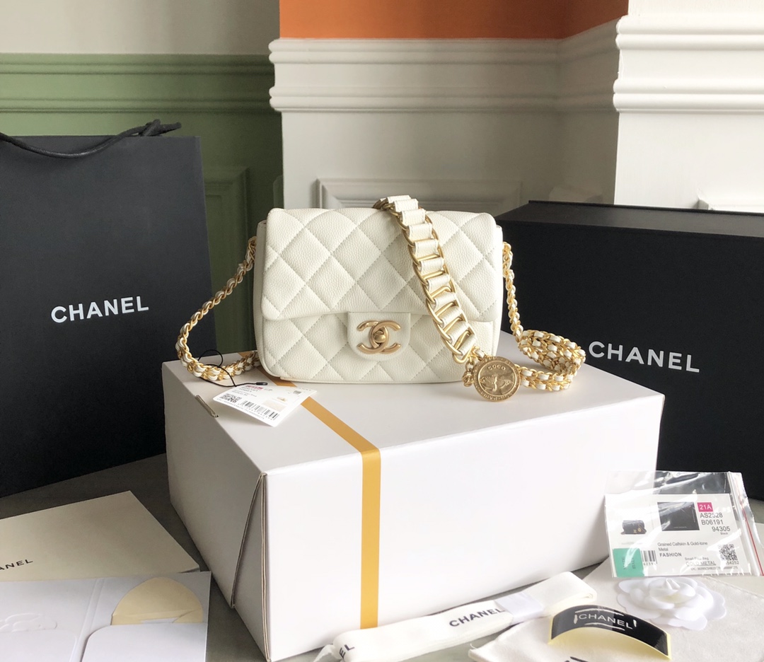 Chanel 2023 Advanced Handmade Gold Coin Bag