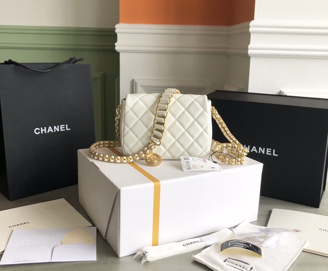 Chanel 2023 Advanced Handmade Gold Coin Bag