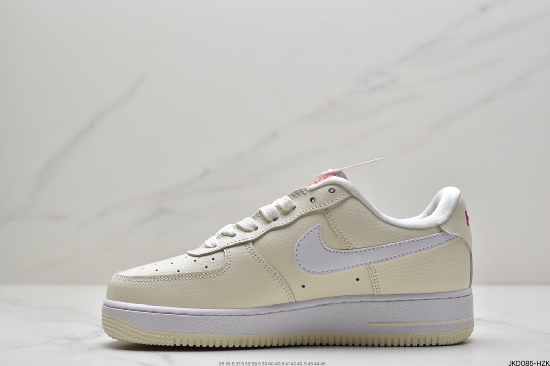 160 耐克Nike Air Force 107 LOW PRM EMB”Popcorn”原装级别 CW2919-100