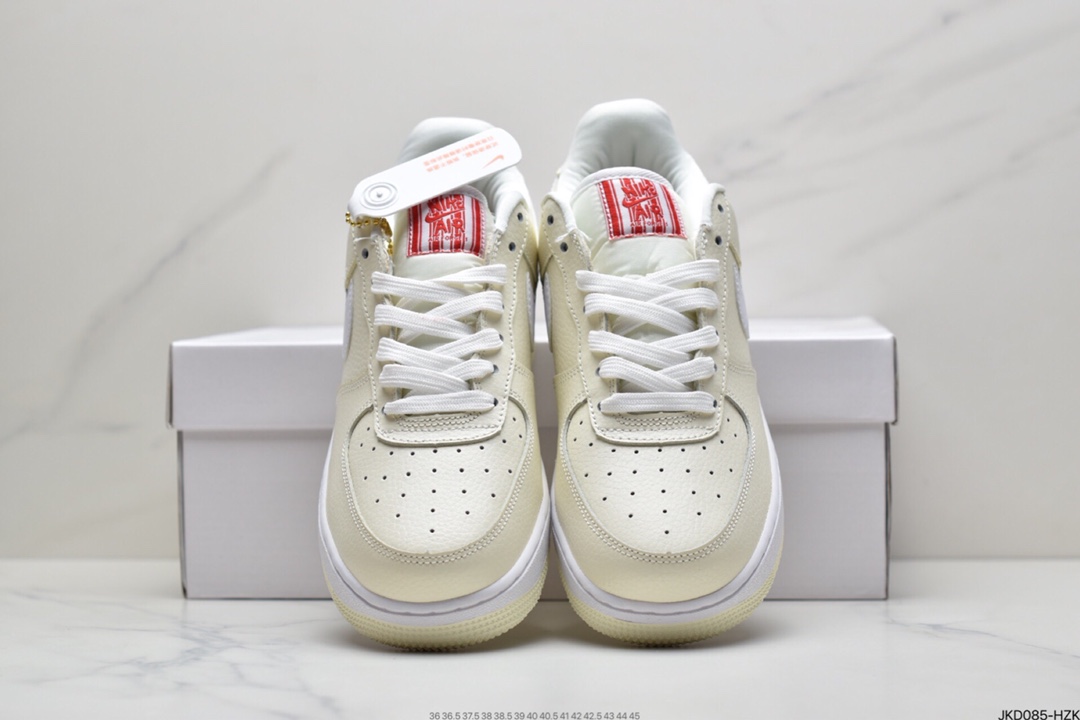 160 耐克Nike Air Force 107 LOW PRM EMB”Popcorn”原装级别 CW2919-100