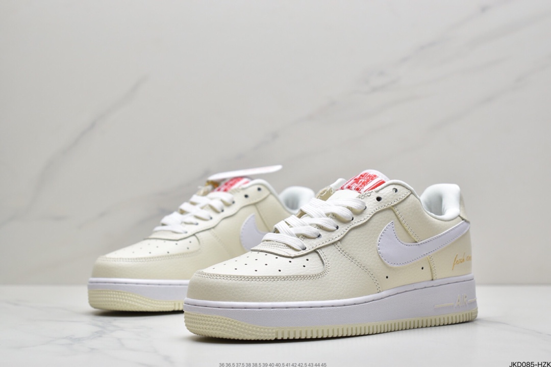 160 耐克Nike Air Force 107 LOW PRM EMB”Popcorn”原装级别 CW2919-100