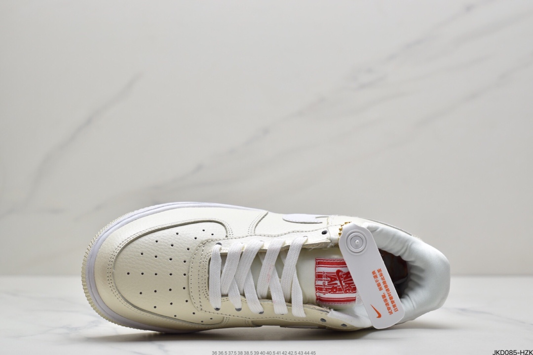 160 耐克Nike Air Force 107 LOW PRM EMB”Popcorn”原装级别 CW2919-100