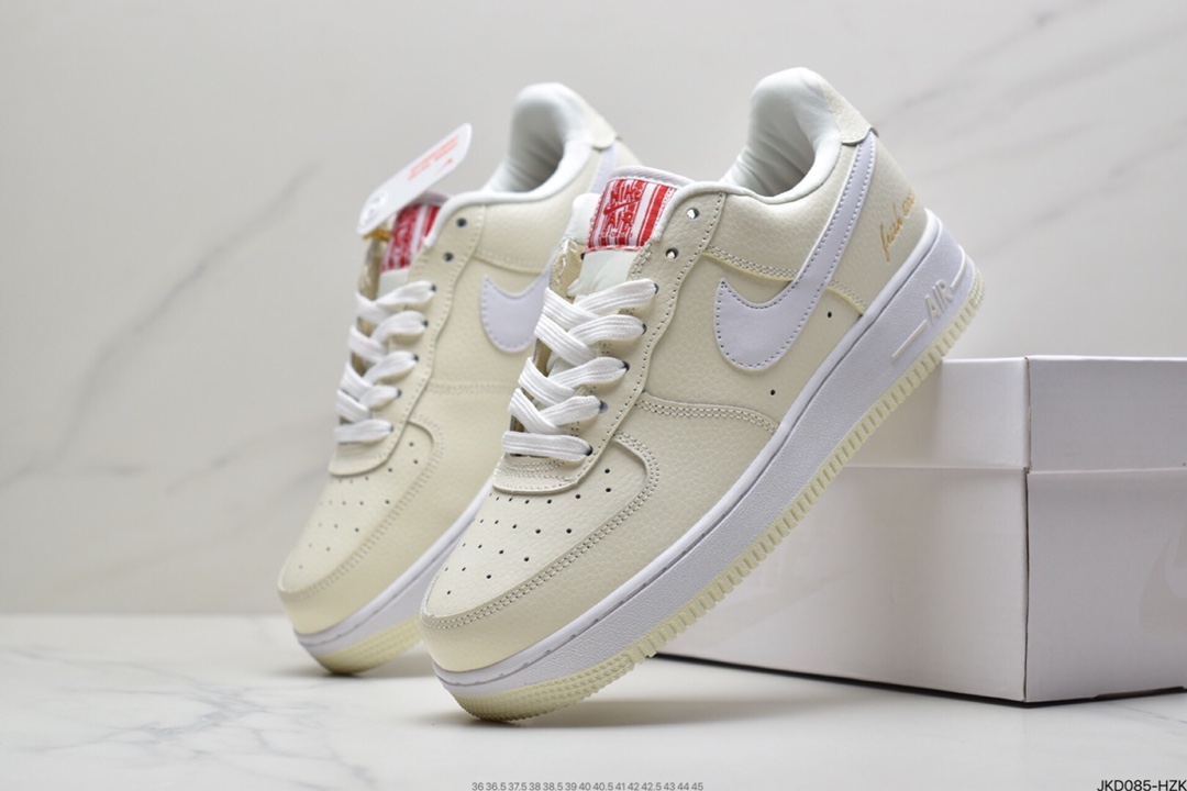 160 耐克Nike Air Force 107 LOW PRM EMB”Popcorn”原装级别 CW2919-100