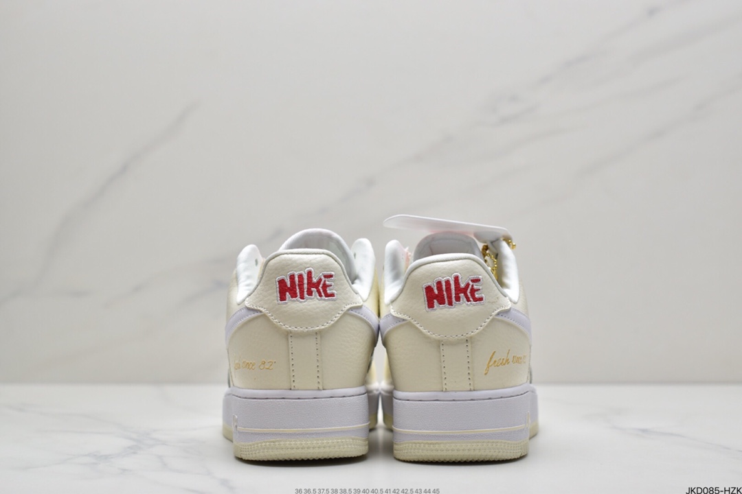 160 耐克Nike Air Force 107 LOW PRM EMB”Popcorn”原装级别 CW2919-100