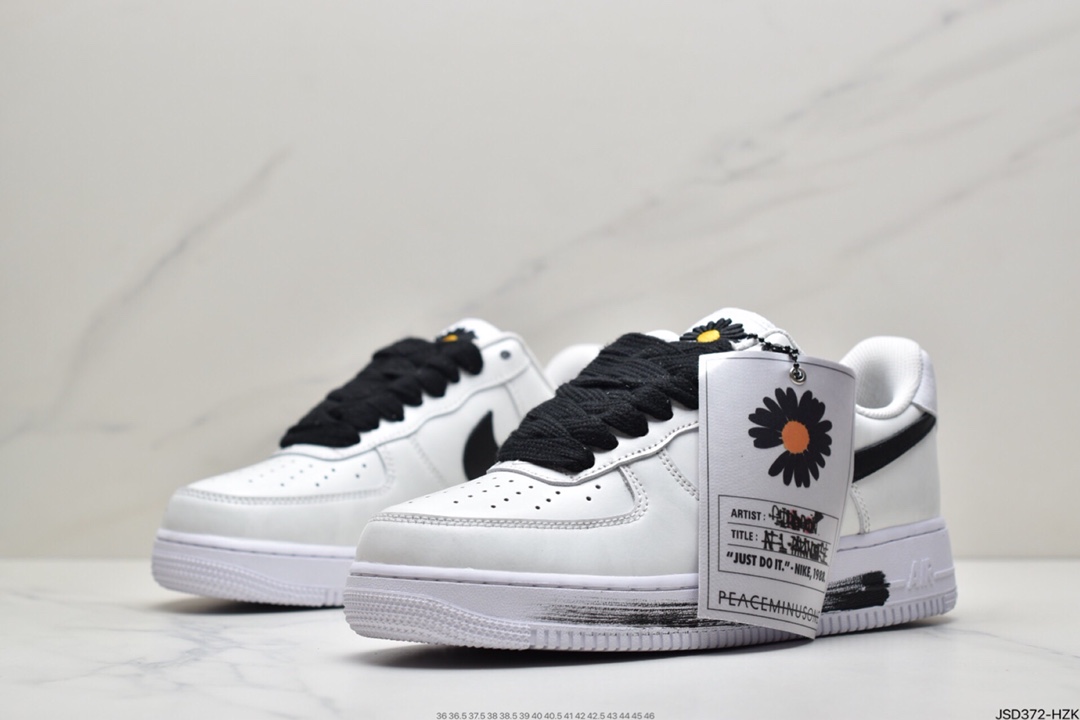 200  PEACEMINUSONE X Nike Air Force1”Para-Noise 2.0”黑白刮刮乐DD3223-100