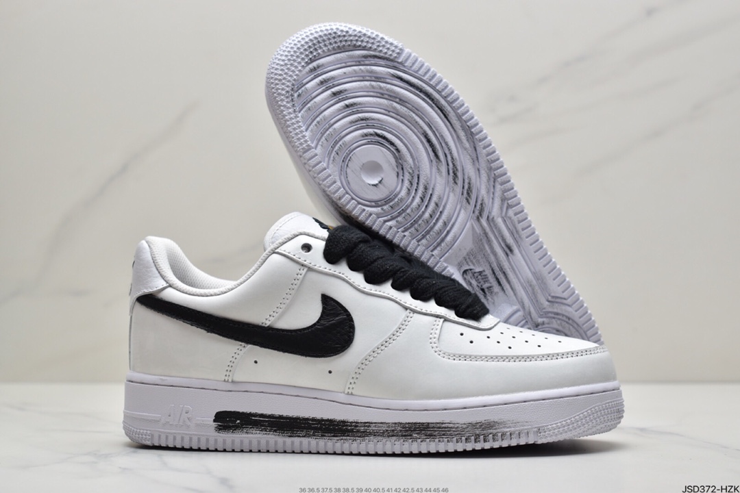 200  PEACEMINUSONE X Nike Air Force1”Para-Noise 2.0”黑白刮刮乐DD3223-100