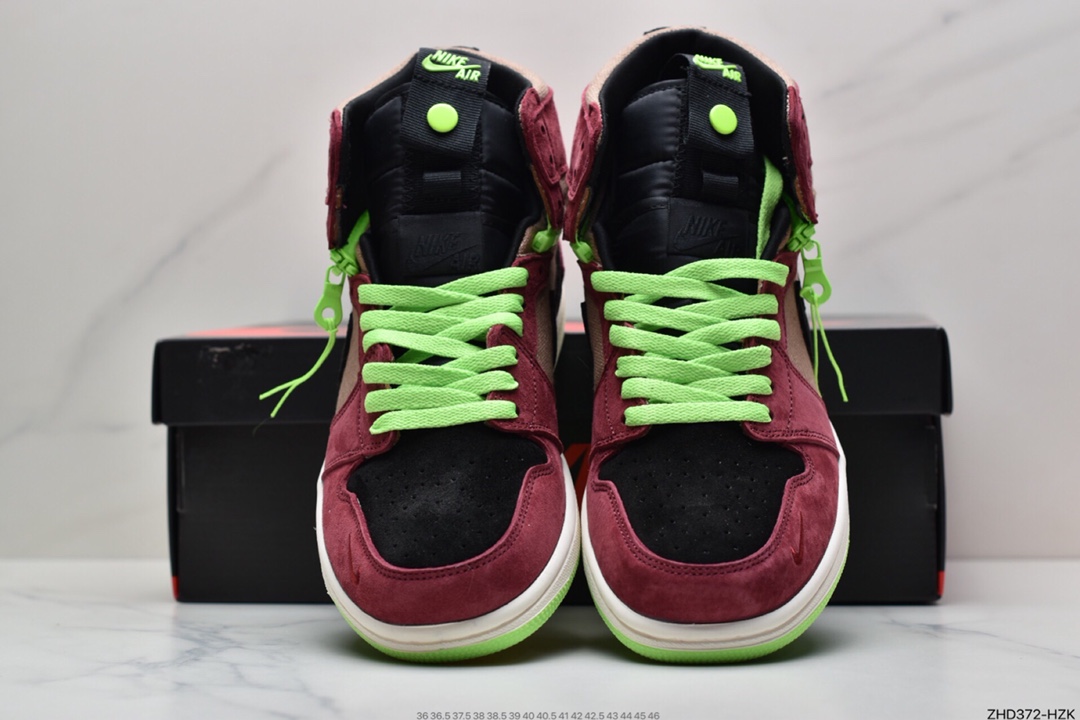 300 Air Jordan 1 Switch ” Light Smoke Grey ” 烟灰拉链  CW6576-100