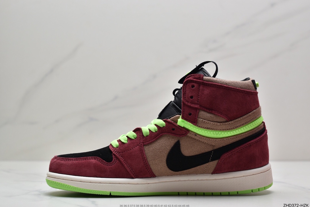 300 Air Jordan 1 Switch ” Light Smoke Grey ” 烟灰拉链  CW6576-100