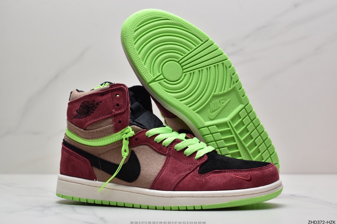 300 Air Jordan 1 Switch ” Light Smoke Grey ” 烟灰拉链  CW6576-100