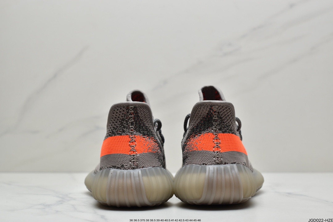 180 Yeezy Boost 350 V2 灰橙满天星 GW1229