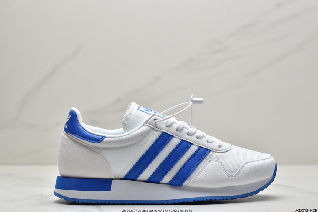 160  ADIDAS 阿迪达斯 三叶草 USA 84 复古鸳鸯双色鞋  FW3278