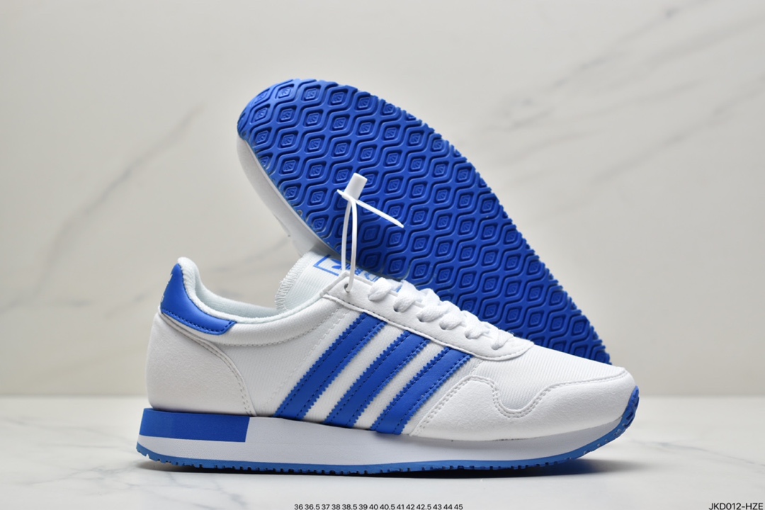 160  ADIDAS 阿迪达斯 三叶草 USA 84 复古鸳鸯双色鞋  FW3278