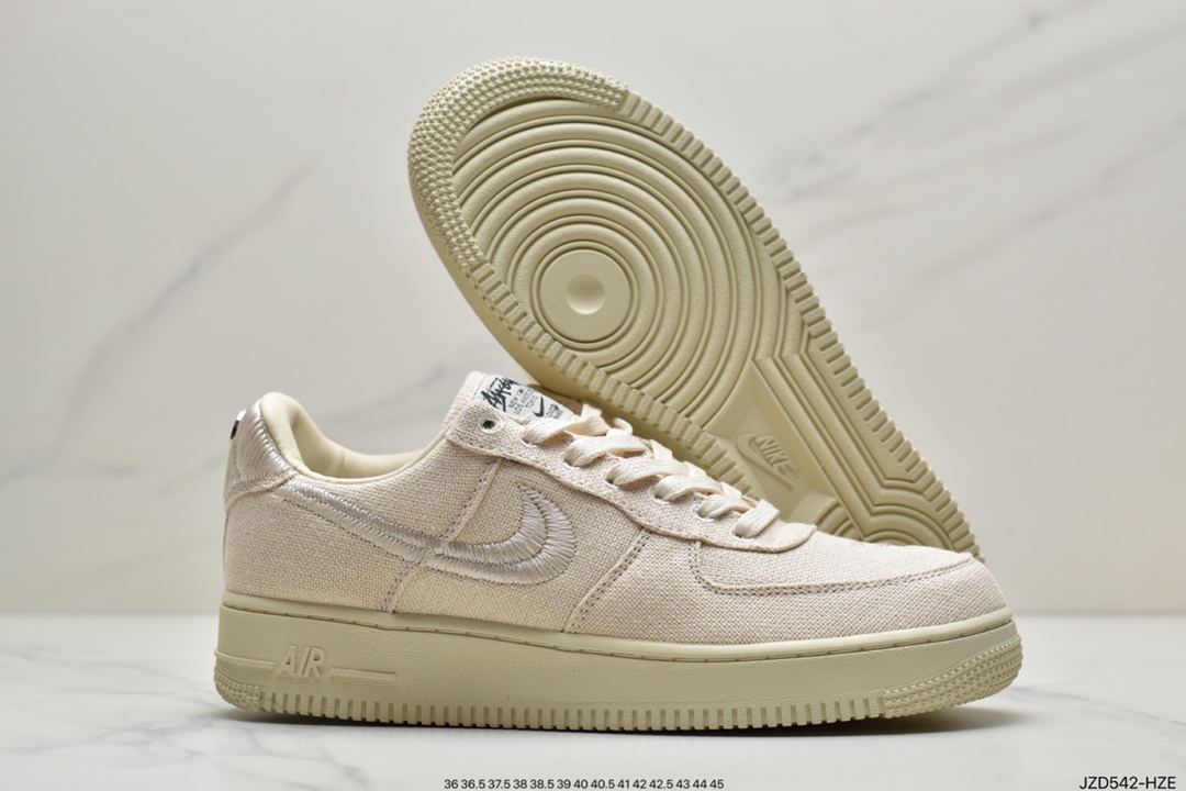 140 Stussy x Air Force 1 ’07Black Cool”斯图西联名空军  CZ9084-001