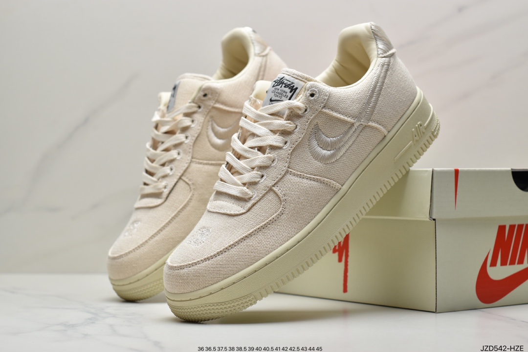 140 Stussy x Air Force 1 ’07Black Cool”斯图西联名空军  CZ9084-001