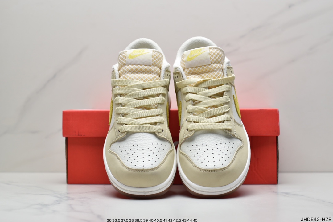 190 耐克Nike SB Dunk Low”Lemon Drop”扣篮系列低帮休闲运动滑板板鞋“柠檬黄”DJ6902-700