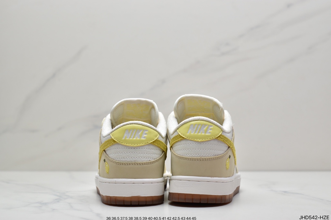 190 耐克Nike SB Dunk Low”Lemon Drop”扣篮系列低帮休闲运动滑板板鞋“柠檬黄”DJ6902-700