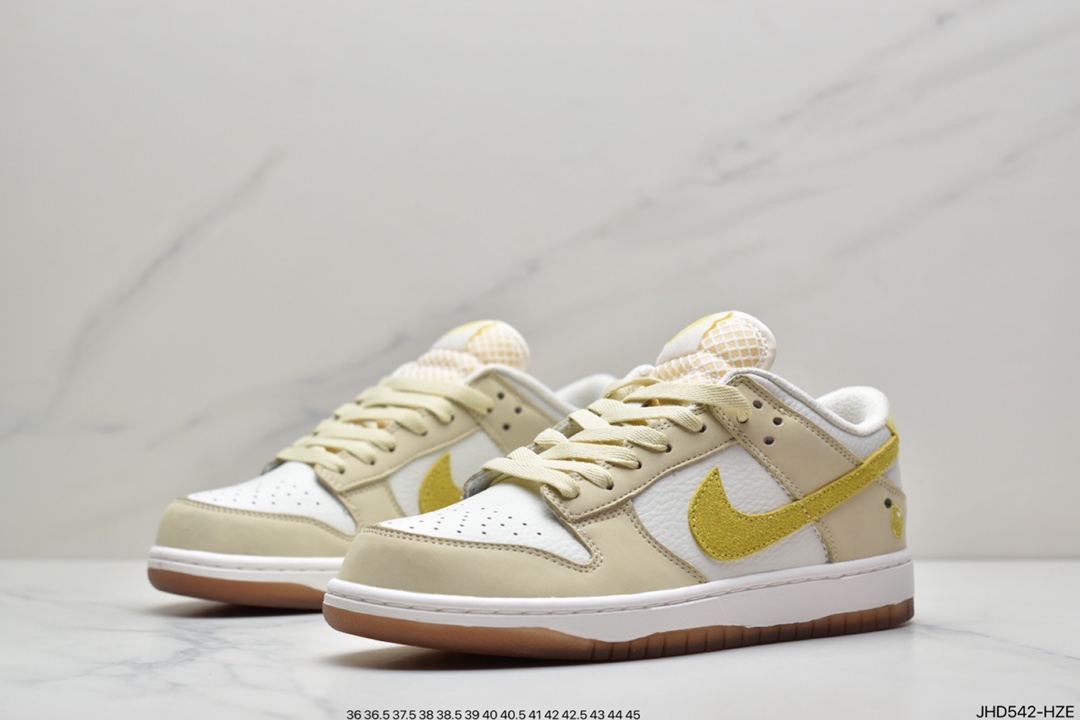 190 耐克Nike SB Dunk Low”Lemon Drop”扣篮系列低帮休闲运动滑板板鞋“柠檬黄”DJ6902-700