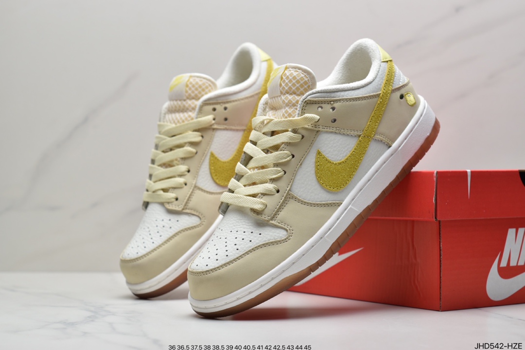 190 耐克Nike SB Dunk Low”Lemon Drop”扣篮系列低帮休闲运动滑板板鞋“柠檬黄”DJ6902-700