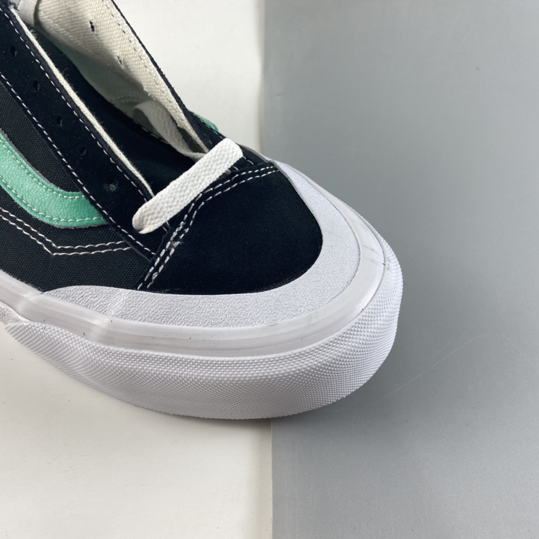 P150  Vans Style 36 Cecon SF 官方新款鞋边半月牙鞋头经典包头杀人鲸 时尚百搭低帮男女鞋 黑色糠果绿 VN0AWM33FJ