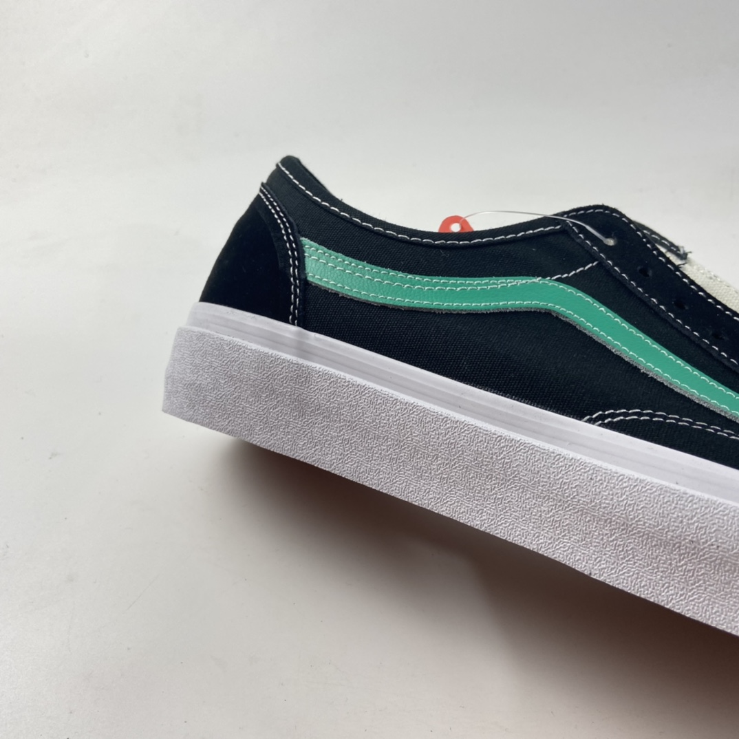 P150  Vans Style 36 Cecon SF 官方新款鞋边半月牙鞋头经典包头杀人鲸 时尚百搭低帮男女鞋 黑色糠果绿 VN0AWM33FJ