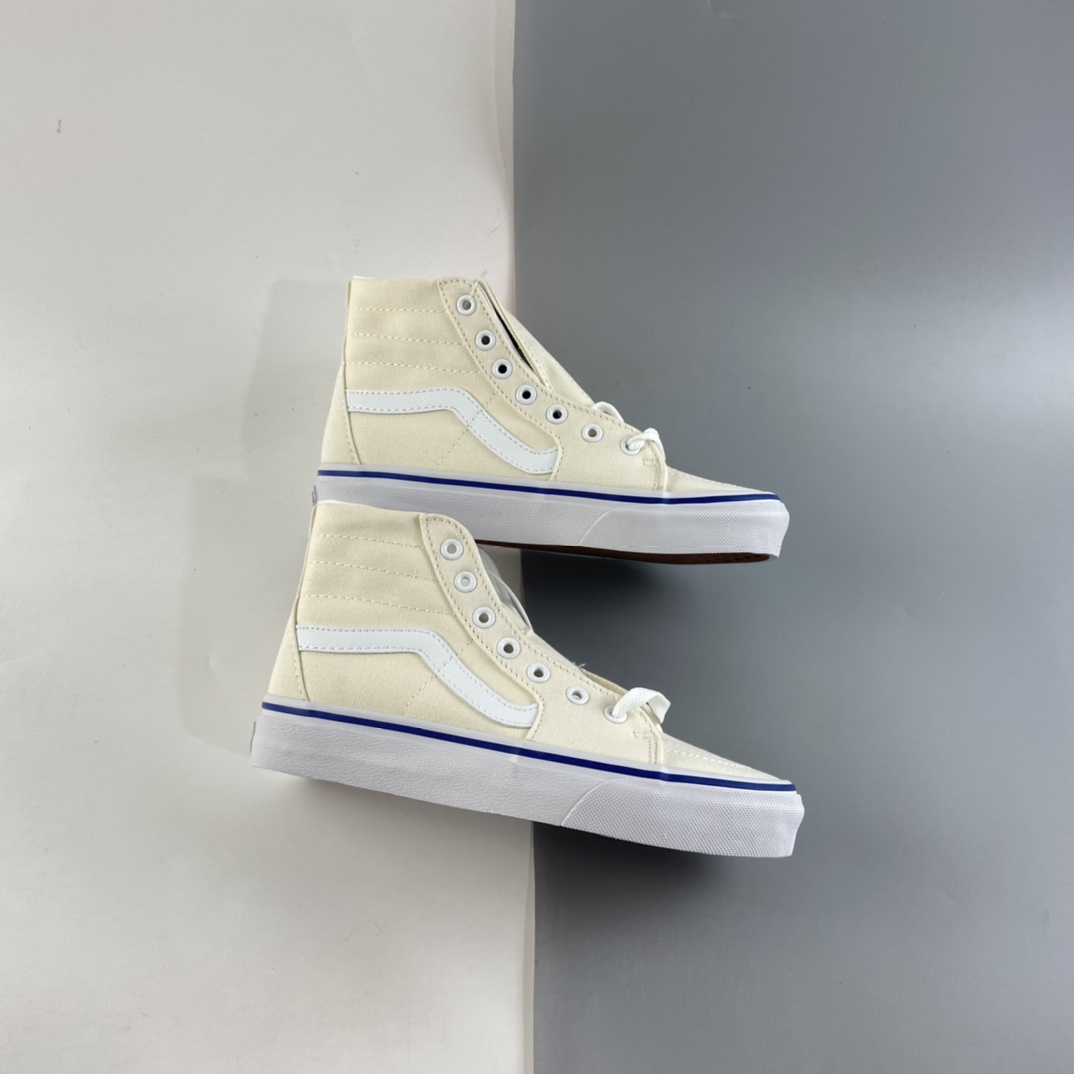 P160    VANS SK8-Hi 范斯男女款高帮运动休闲鞋帆布鞋颜色米白奶茶色VN0A3MVL42E