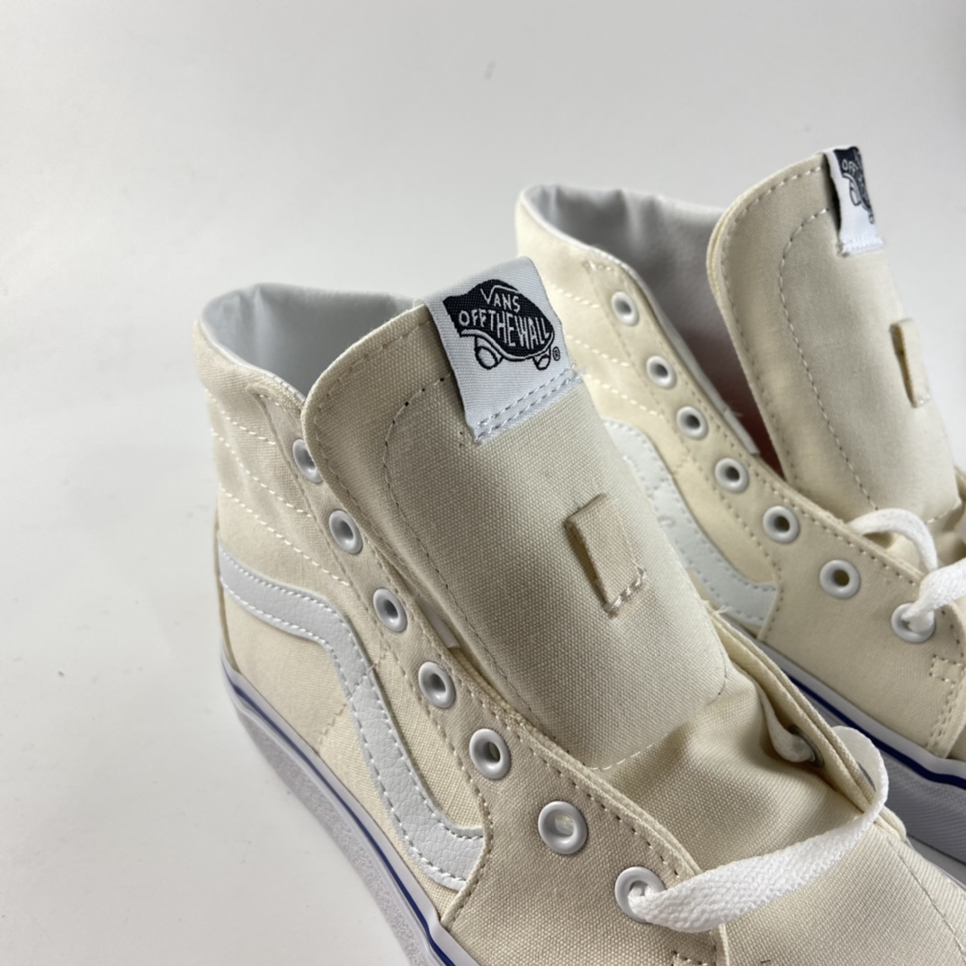 P160    VANS SK8-Hi 范斯男女款高帮运动休闲鞋帆布鞋颜色米白奶茶色VN0A3MVL42E