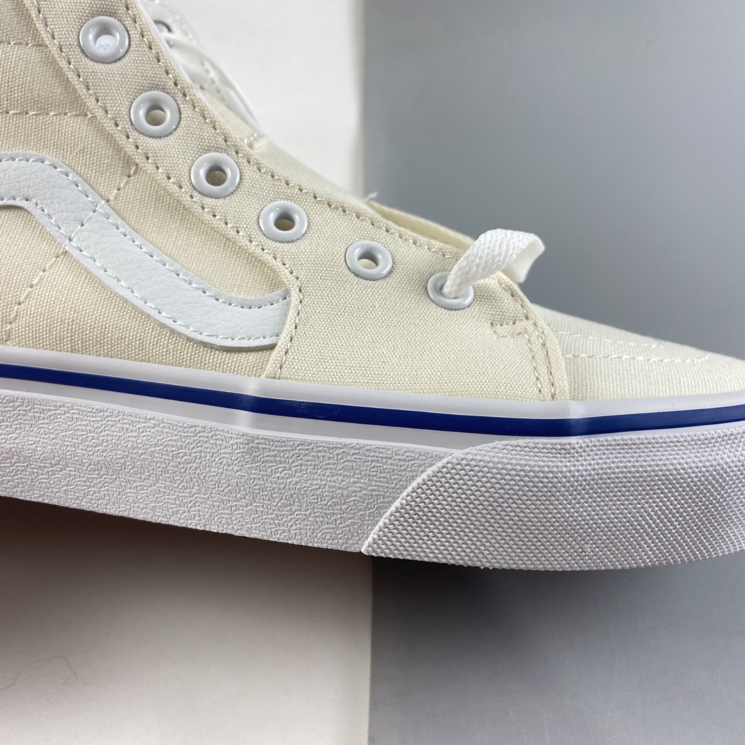 P160    VANS SK8-Hi 范斯男女款高帮运动休闲鞋帆布鞋颜色米白奶茶色VN0A3MVL42E