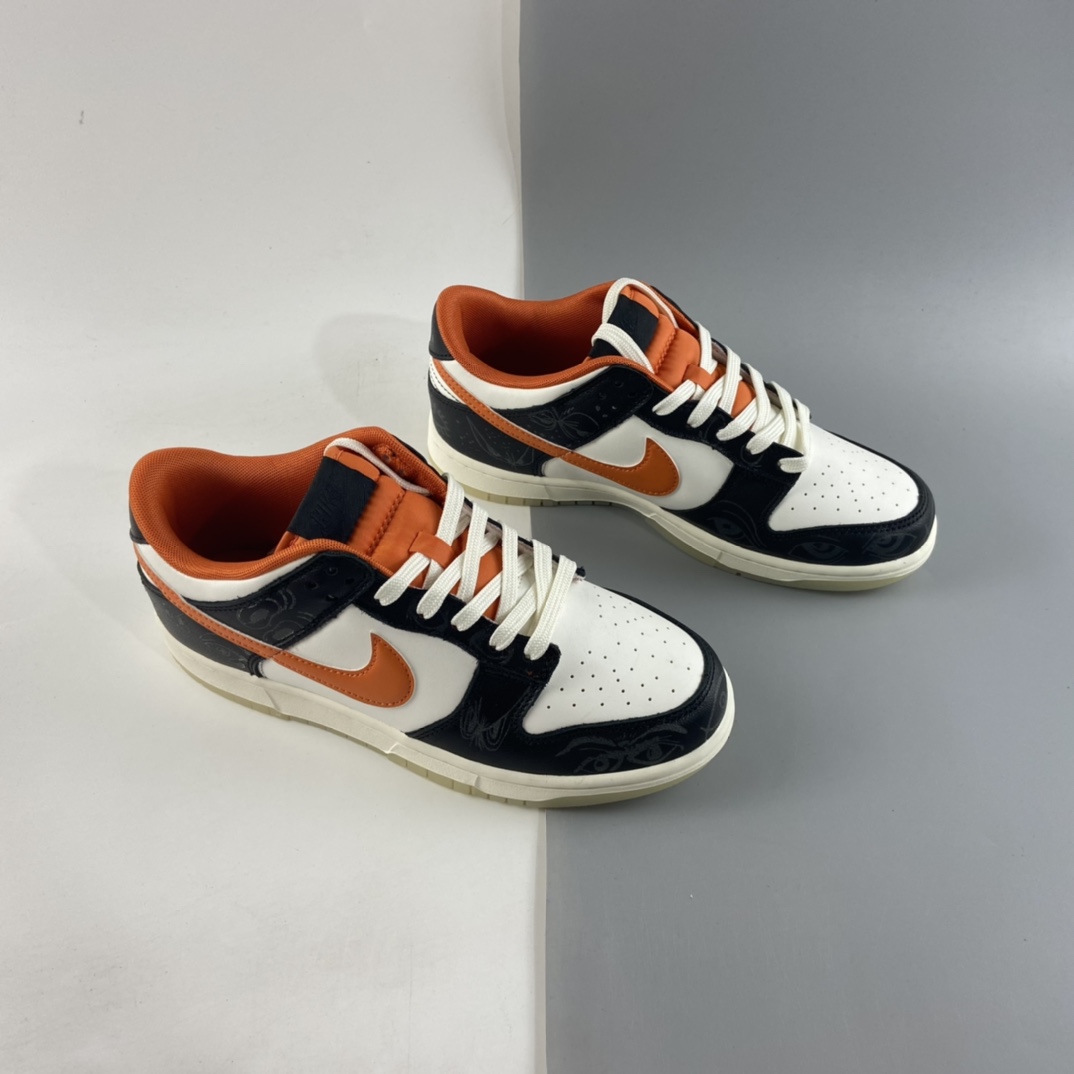 P280 Nike SB Dunk Low“Halloween”黑白橙 夜光万圣节 SB扣碎篮板时尚休闲板鞋 DD3357-100-莆田鞋,莆田鞋货源,高仿鞋,高仿鞋货源,安福档口,莆田高仿鞋,莆田鞋批发,高仿鞋批发,莆田高仿运动鞋,高仿运动鞋,莆田运动鞋 P280 Nike SB Dunk Low“Halloween”黑白橙 夜光万圣节 SB扣碎篮板时尚休闲板鞋 DD3357-100