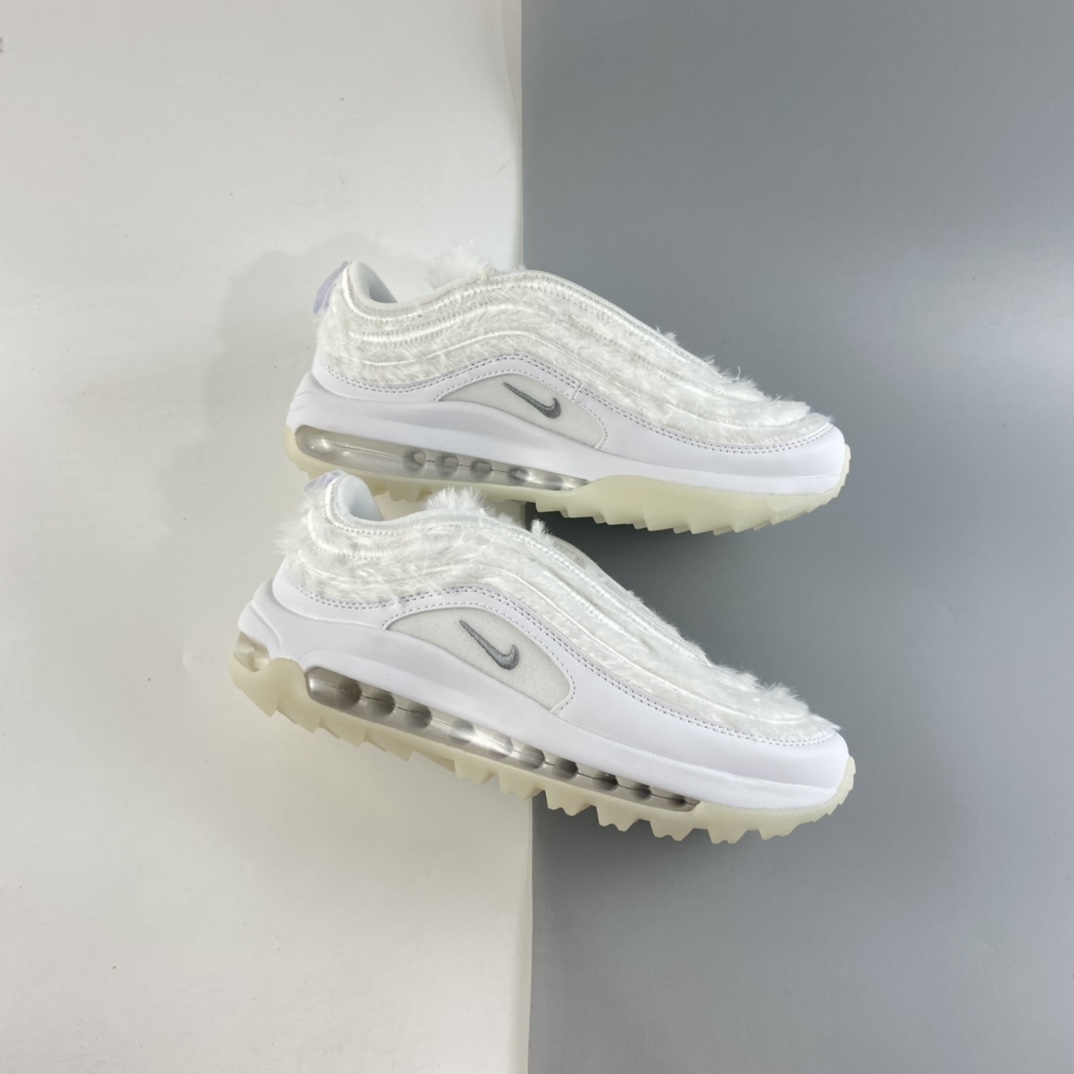 P260   Nike Air Max 97 Golf 高尔夫球鞋经典跨界灯芯绒子弹头气垫跑鞋 CK4437-101